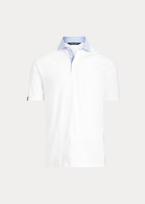 Camisa Polo Ralph Lauren Hombre Blancos - Classic Fit Jersey - IWQGJ8625